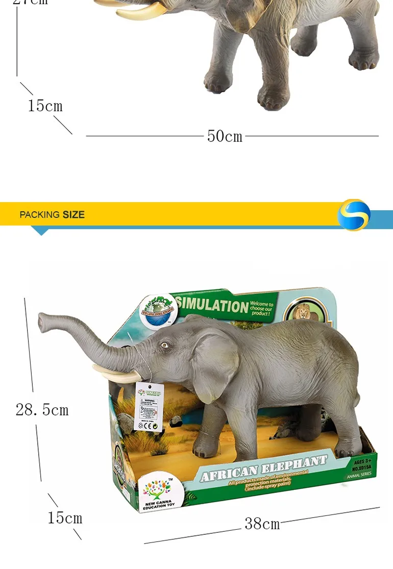New Arrival Product Small Plastic African Elephant Toy Buy Elephant