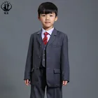 2016 hot sale! 3 piece grey suits boys formal suit boy tuxedo