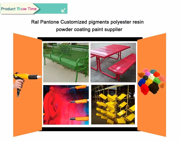 Ral Pantone Color Customized Color Polyester Dry Electrostatic Powder Coating Paint Suppliers