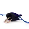 Small Accessories Collected Microfiber Soft Velvet Jewelry Storage Bags Jewelry Bags Drawstring Jewelry Pouches Small