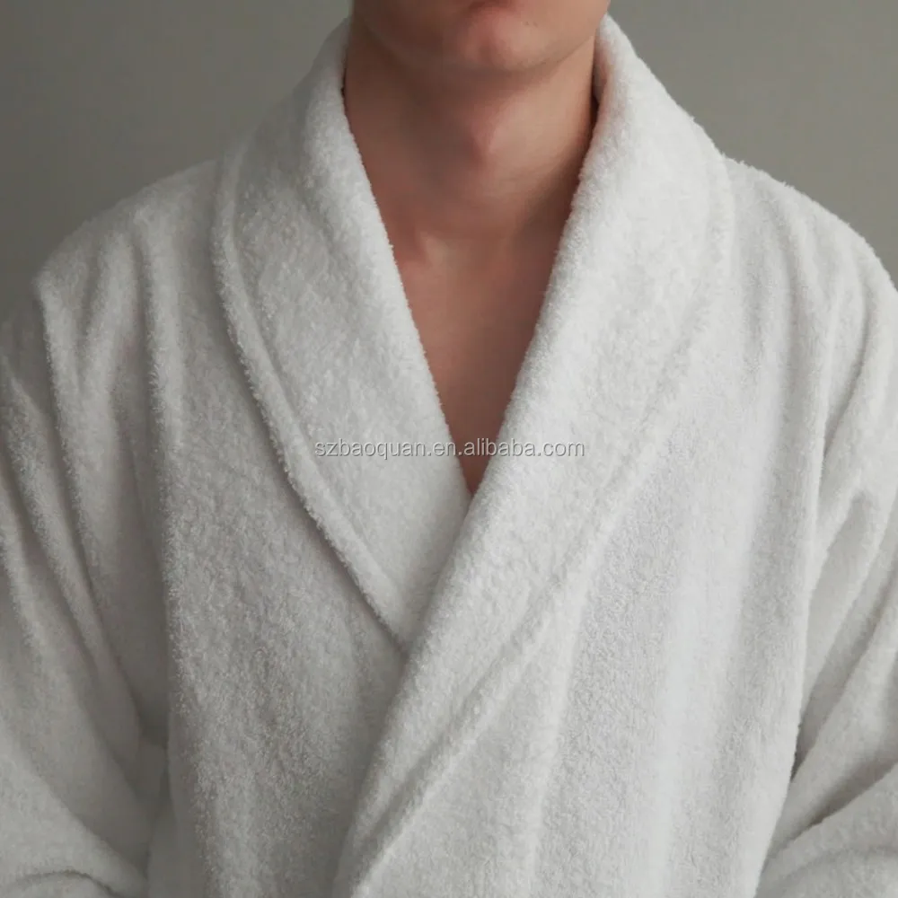 waffle cloth bathrobe