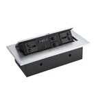 Universal multiple desktop electrical plug socket for office table socket