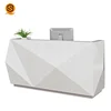 Best selling luxurious Pure White artificial stone business reception counter