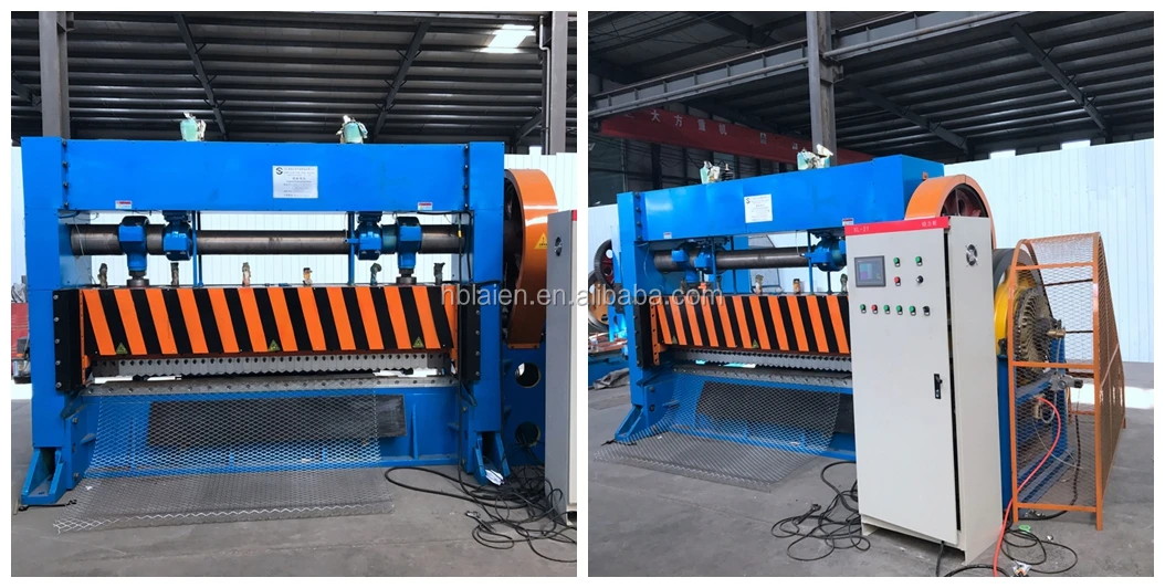 expanded metal sheet metal making machine