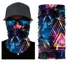 Fashion Motorcycle Microfiber Material Elastic Fabric Seamless Bandana