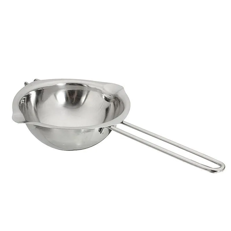 1Pc Stainless Chocolate Melting Pot Butter Milk Pouring Bowl Kitchen Bakery Baking Mixing Tools Helper Gadgets Bakeware
