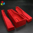 Luxury Red Wine Gift Flocking Blister Packing Trays