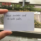 SAI119 Plain White Blank Inkjet PVC Smart RFID ID Cards