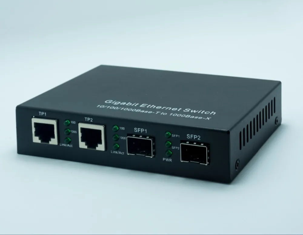 The 1000mbps 4 Port Gigabit Ethernet Switches With 2 Rj45 Port 10 100