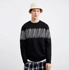 Man solid color All cotton cultivate one's moral character pullover Harbour breeze Autumn dress