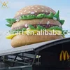 2018 Hot sale giant inflatable hamburger, inflatable burger, inflatable food for advertising