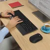 2.4G Ultra Slim Portable Wireless Keyboard and Mouse Combo factory for Desktop, Windows 7 / 8 / XP / Vista