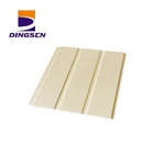 PVC material waterproof roof membrane plastic laminated curve wall panel for home decor