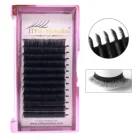 qindao private label organizer dollylash mink lashextensions andrea feathered eyelashes