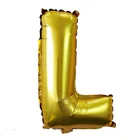 Factory Price 18inch A-Z Letter Foil Balloons Party Decoration Helium Happy Birthday Balloon Custom Alphabet Foil Balloon
