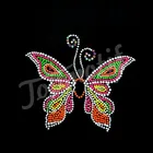 Best Sparkling Custom Butterfly Rhinestone Iron on Transfer Design for Shirts