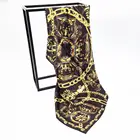 China Textile Factory Custom Digital Print Fashion Hijab Arabic Silk Scarfs For Lady