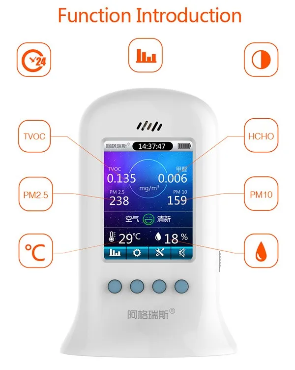 Handheld Odor Gas Detector Analyzer / Air Pollution Meter Buy Air