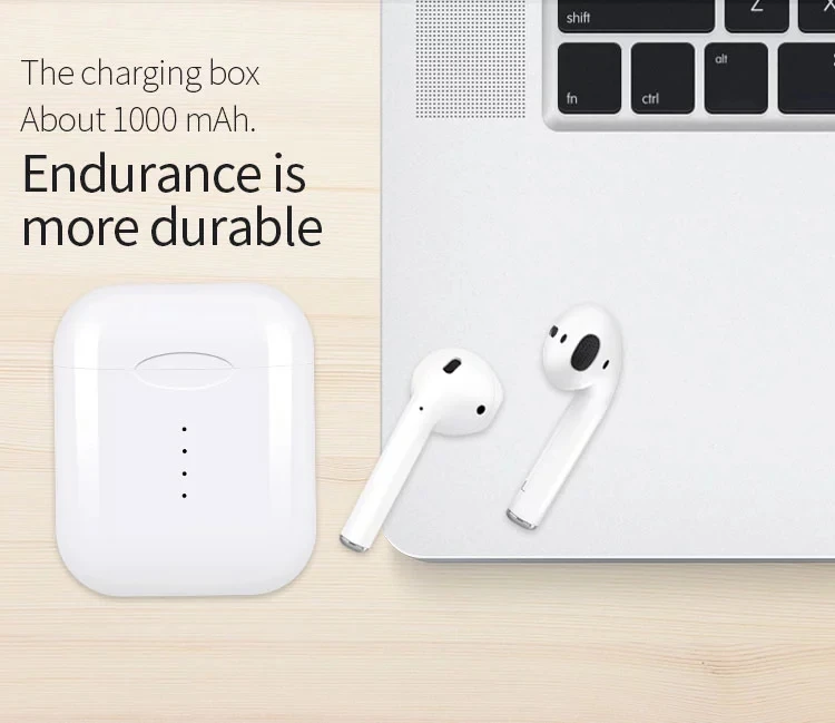 2019 newest wireless earphone i10 TWS super stereo wireless earbud with charging box earbuds i10s - ANKUX.COM
