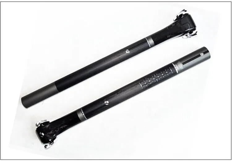 New Full carbon fiber bicycle seatpost seat tube MTB road mountain bike seat post 27.2 / 30.8 / 31.6 * 400mm