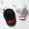 High quality 6-panels 100% cotton unconstructed fashion custom flat embroidery whatever design baseball dad cap men