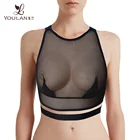 adult sexy transparent lingerie beauty back unwire bra