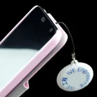 Mini screen cleaner keychain cellphone sticky screen cleaner