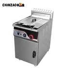 Commercial Restaurant Deep Fryer Gas With Cabinet