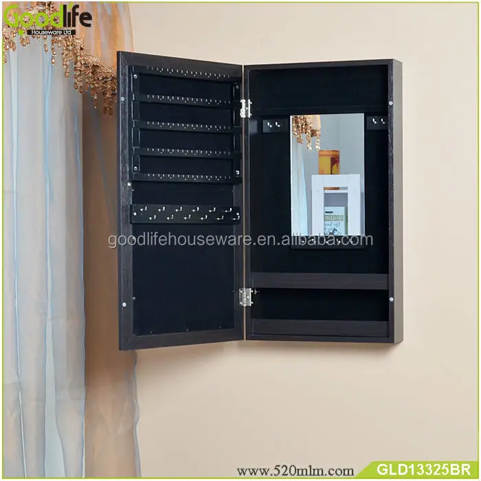 GLD13325mirror jewelry cabinet-7