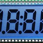 monochrome segment pin connection 4 digit lcd display customized