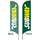 single side & double sides custom printed flying flags and banners