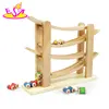 Latest craze toys wooden mini race car track toy for kids W04E054