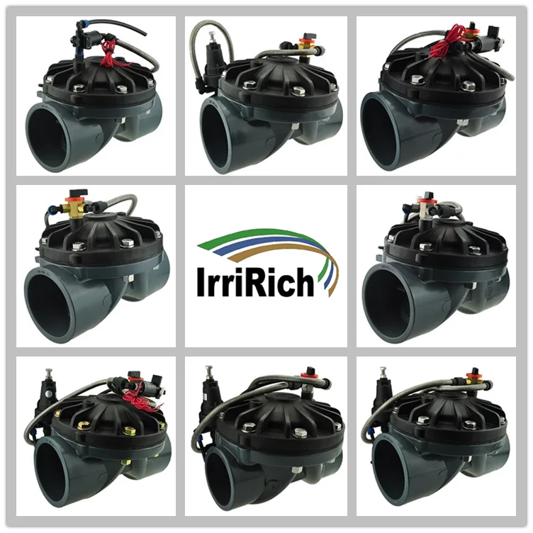 4 Inch Agricultural Irrigation Water Valve With Pressure Reducing Pilot