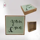 Wooden Plaque Plaque Wood 2019 New Design 3D Uv Printing Wooden Plaque Box Free Standing And Wall Hanging
