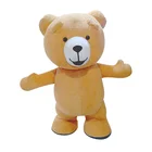 Teddy Bear Mascot Costume Inflatable Customize Mascot Costume For Adult Animal Costume Brown