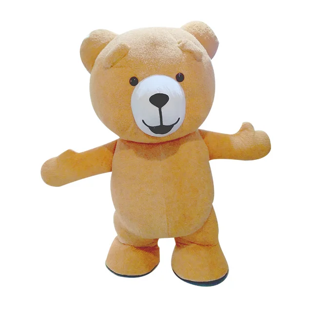 Teddy Bear Costume Della Mascotte Gonfiabile Personalizzare Mascotte Costume Per Costume Adulto Animale Costume Marrone
