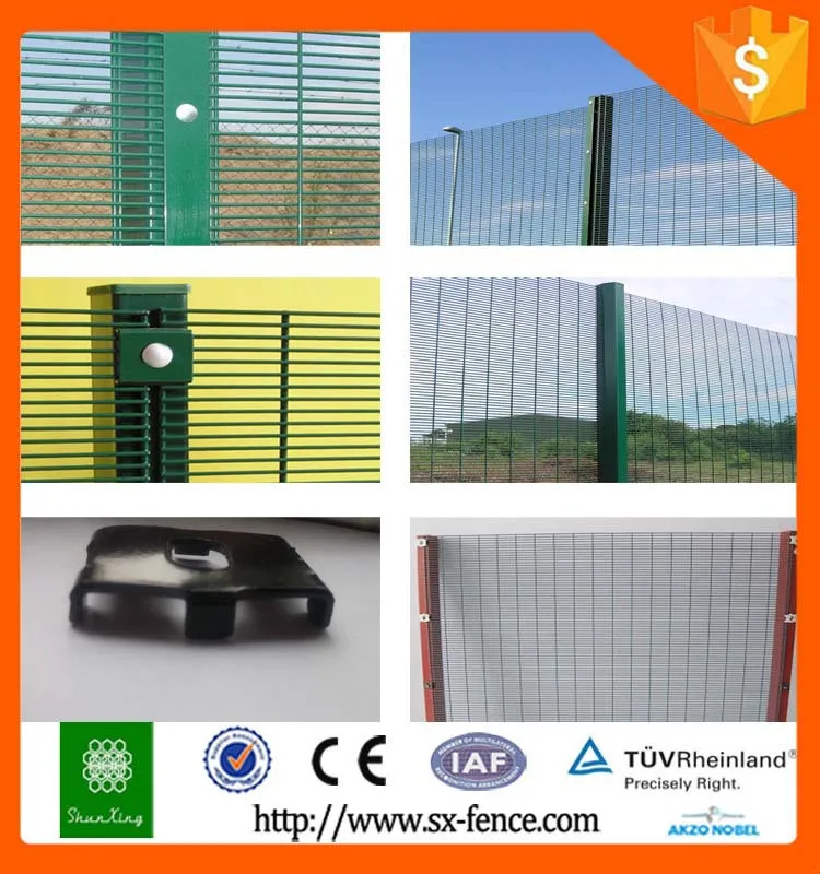 Shunxing Fence Factory Welded 358 Security Fence/Anti Climb Fence