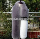 Winter new Korean female fake fur scarf hit color stitching imitation fox fur collar shawl