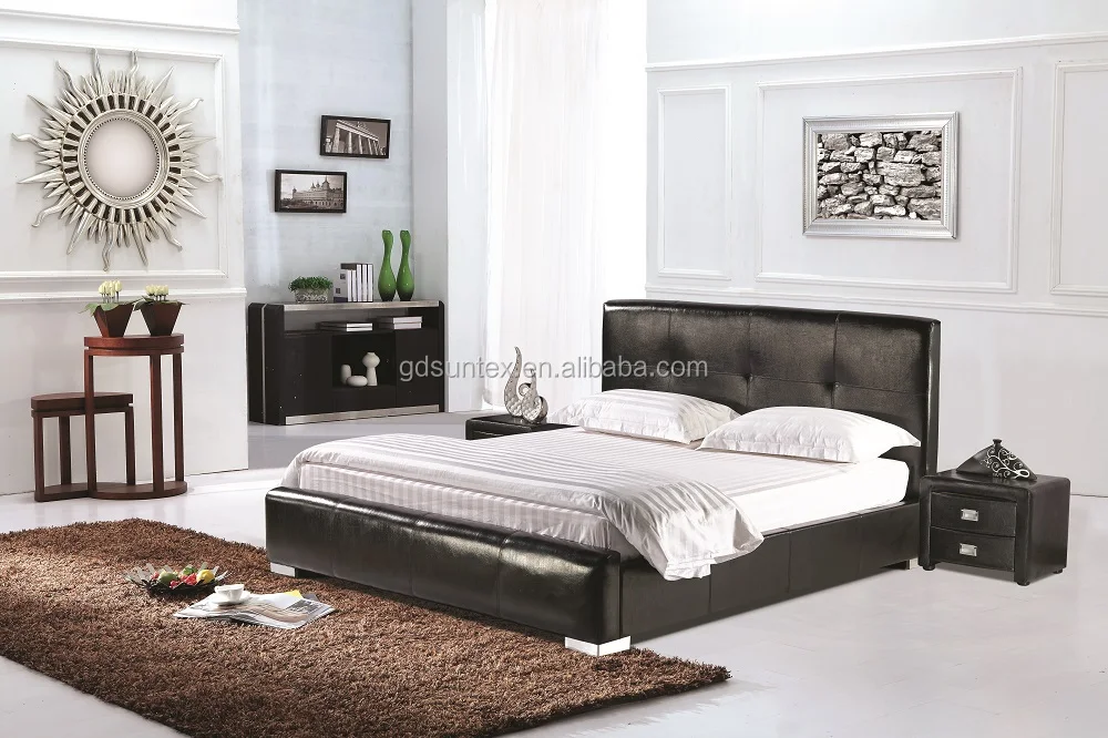 ホット- 販売puの革ベッド/フェイクレザーベルト/寝室のベッド仕入れ・メーカー・工場