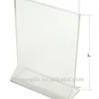 5x7 Inch Clear Acrylic Menu Sign Table Holder Display ,Sign Holder Acrylic Table Tent