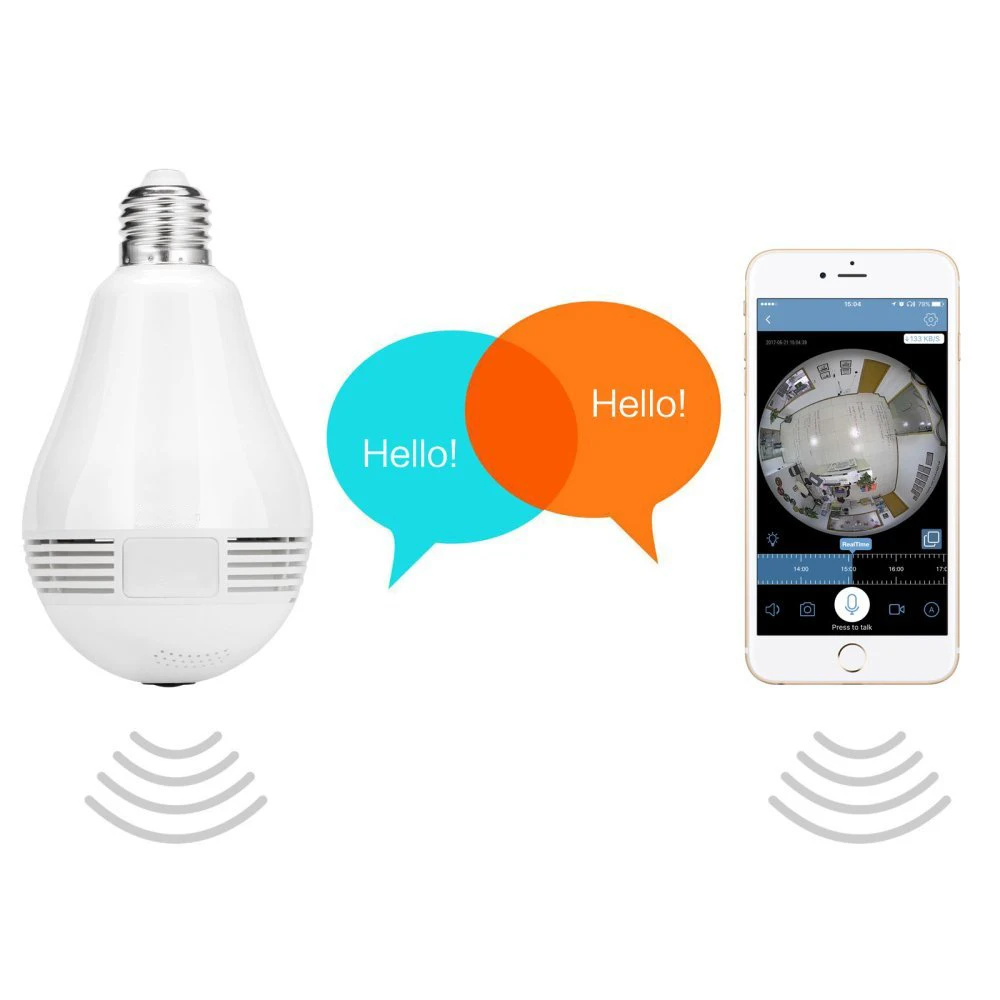 1080p wifi bulb camera