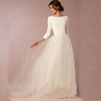 Hot Sale Simple Backless Robe De Mariage Cheap Wedding Dresses