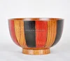 Natural jujube wood 10.8 * over 6.8 with original wooden bowls Japanese exports of solid wood without paint