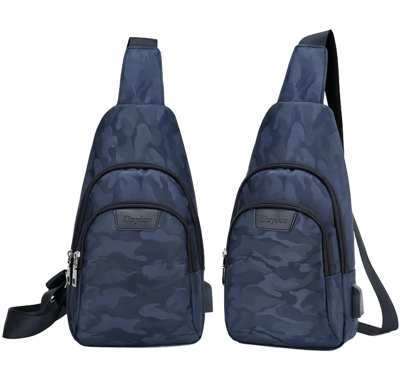 Anti Theft Backpack Men USB Rechargeable Polyester Chest Bag Casual Boy Single Shoulder Teenager Bags Sac A Dos Homme BP0207 (26)