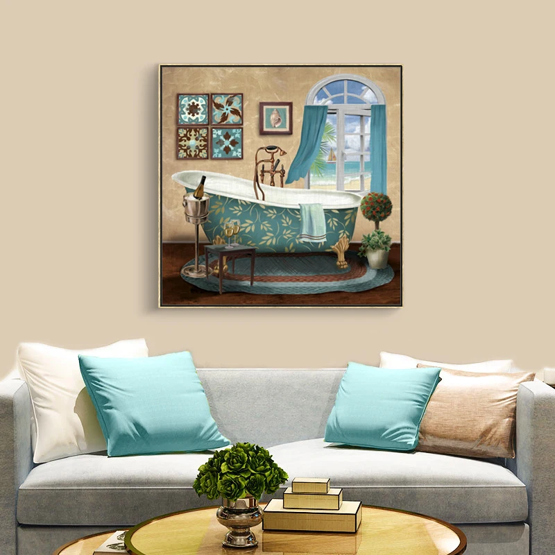 Modern-Retro-Bathroom-decor-Wall-Painting-Art-Poster-Modular-Picture-for-Living-Room-Canvas-Painting-Art (4)