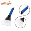 Best Car Brush Plastic Warm Protective For Promotion Free Sample Scrapers Glove Kit With Long Wooden Handle Pp Ice Scraper
