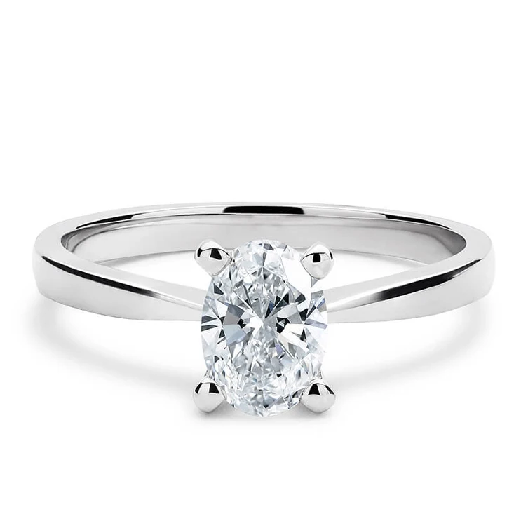 oval diamond engagement ring