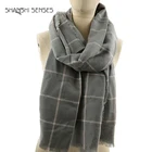 Best quality classical plain scarf ladies woven shawls