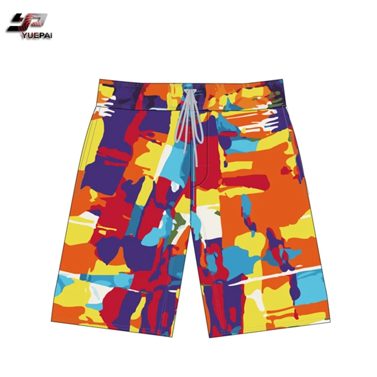 Bathing Suit Board Shorts Quick Dry Swimsuit Beach Shorts Surfing Swimwear Mesh