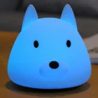 Cute Dog Led Rgb Night Light Lamp for Children